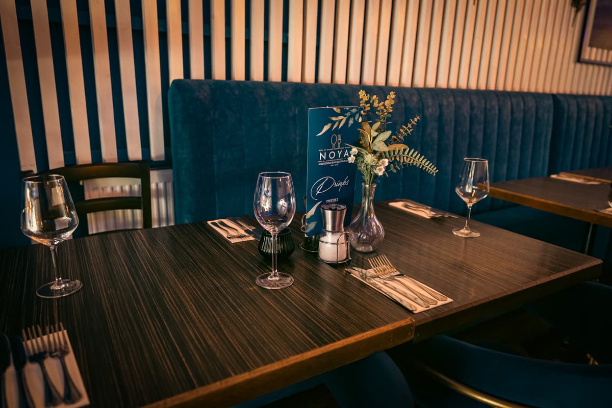 Mediterranean dining at Noya Restaurant